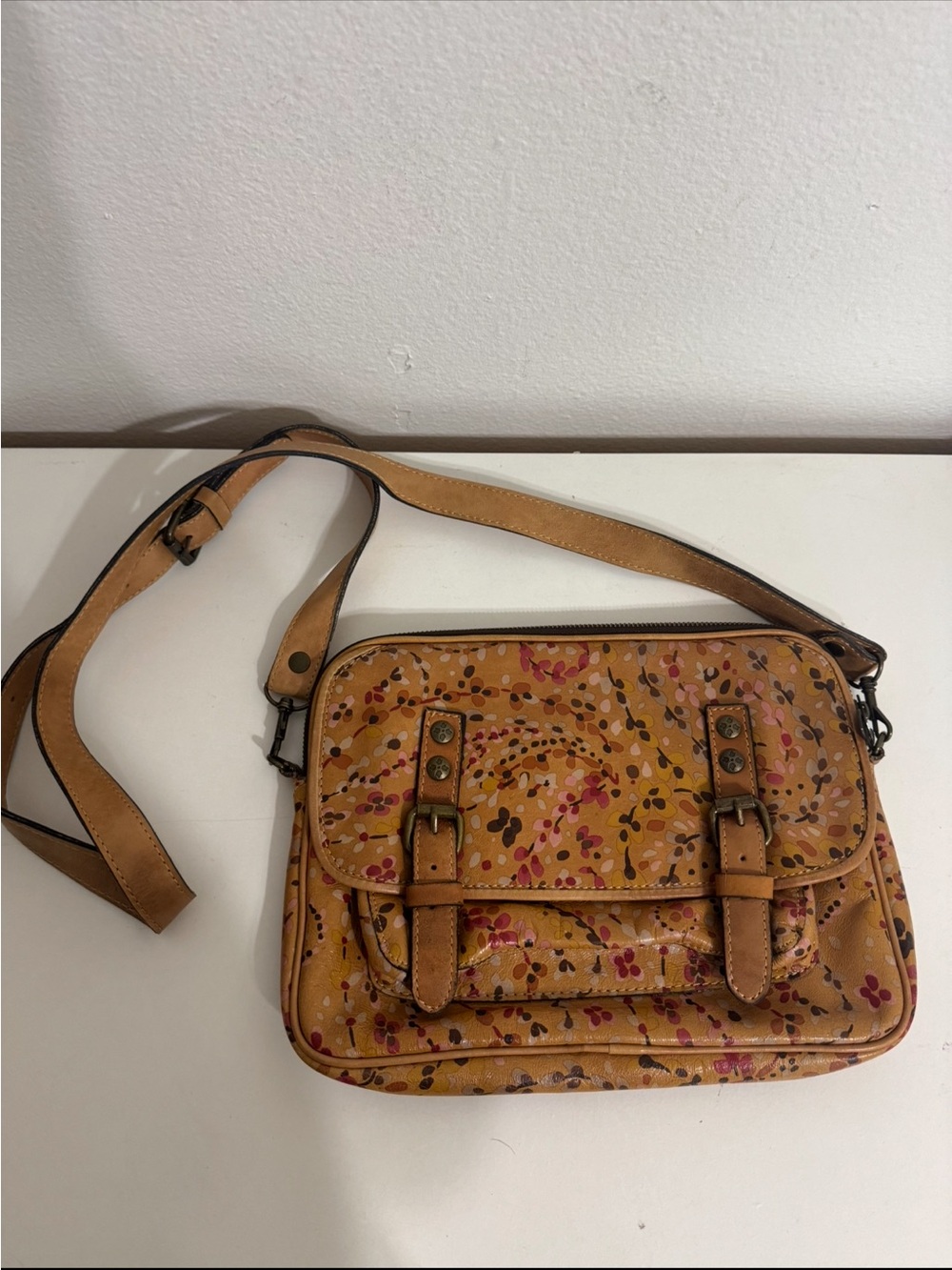 Patricia Nash Venezia Leather Crossbody Bag